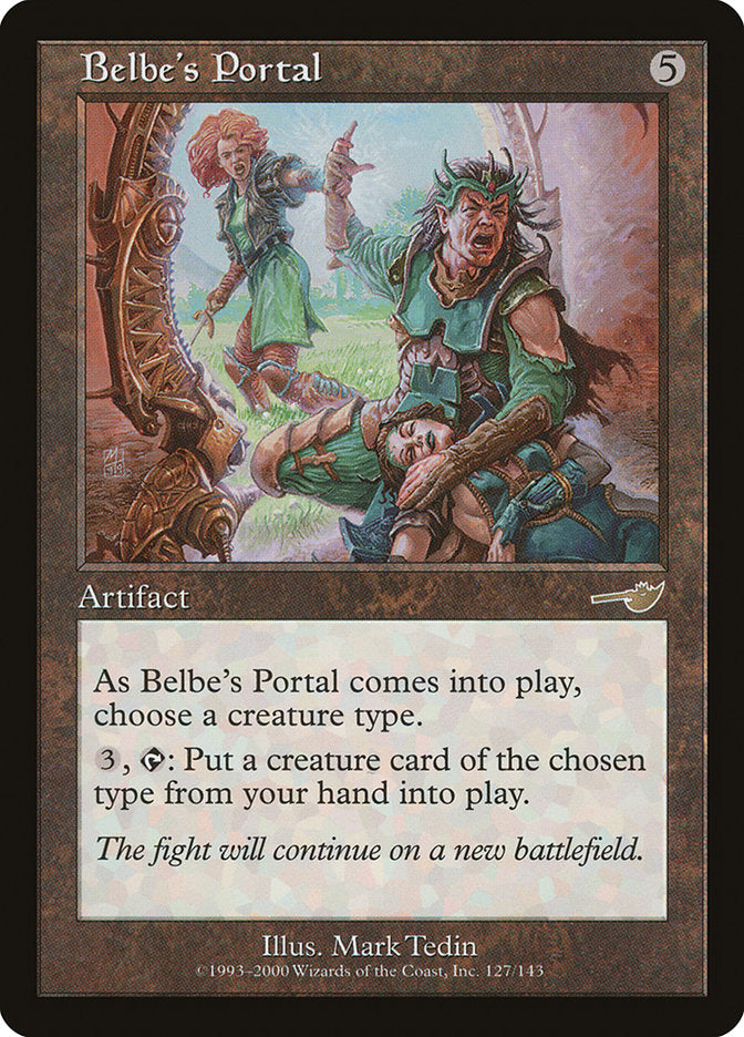 Belbe's Portal [Nemesis] MTG Single Magic: The Gathering | Red Claw Gaming