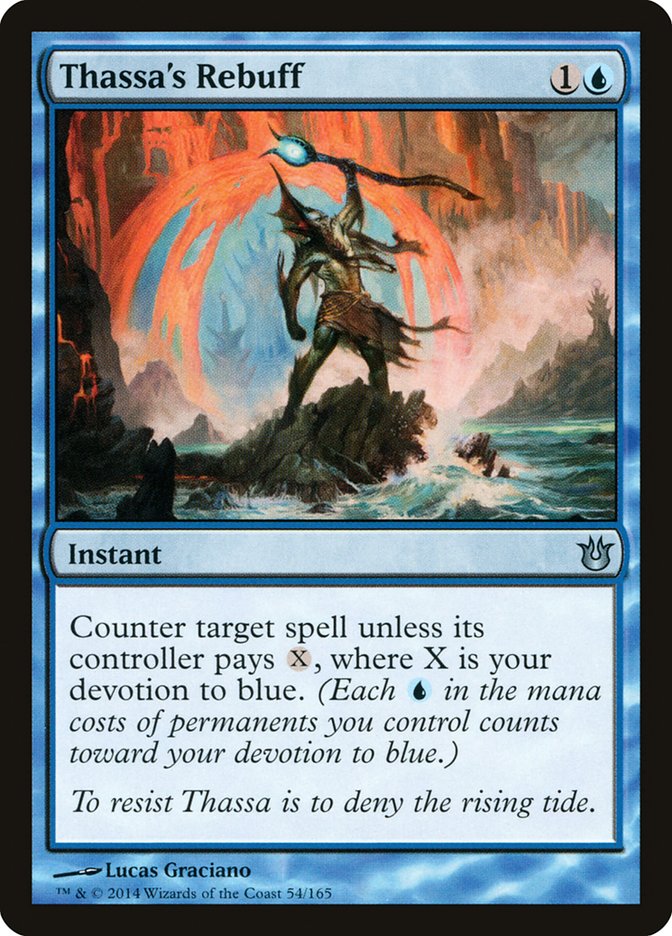 Thassa's Rebuff [Born of the Gods] MTG Single Magic: The Gathering | Red Claw Gaming