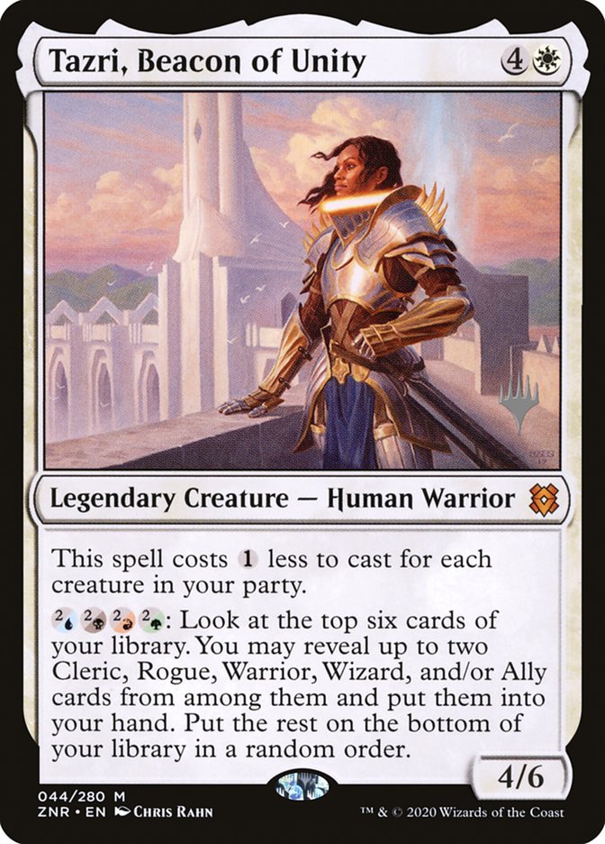 Tazri, Beacon of Unity (Promo Pack) [Zendikar Rising Promos] MTG Single Magic: The Gathering | Red Claw Gaming