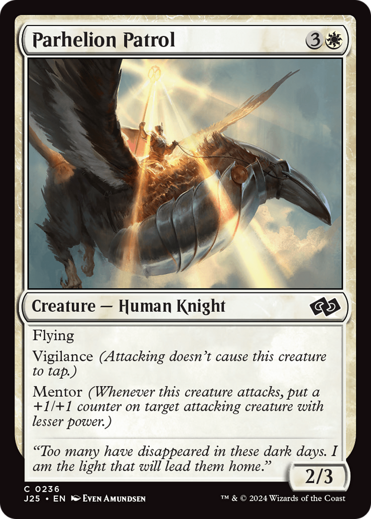 Parhelion Patrol [Foundations Jumpstart] MTG Single Magic: The Gathering | Red Claw Gaming