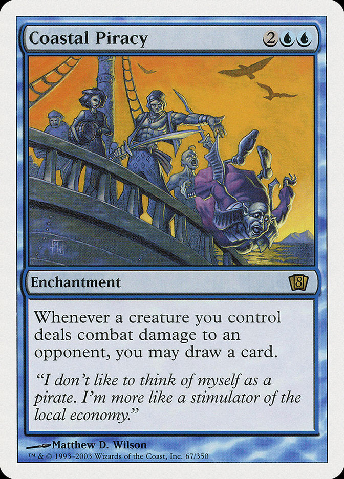 Coastal Piracy [Eighth Edition] MTG Single Magic: The Gathering | Red Claw Gaming