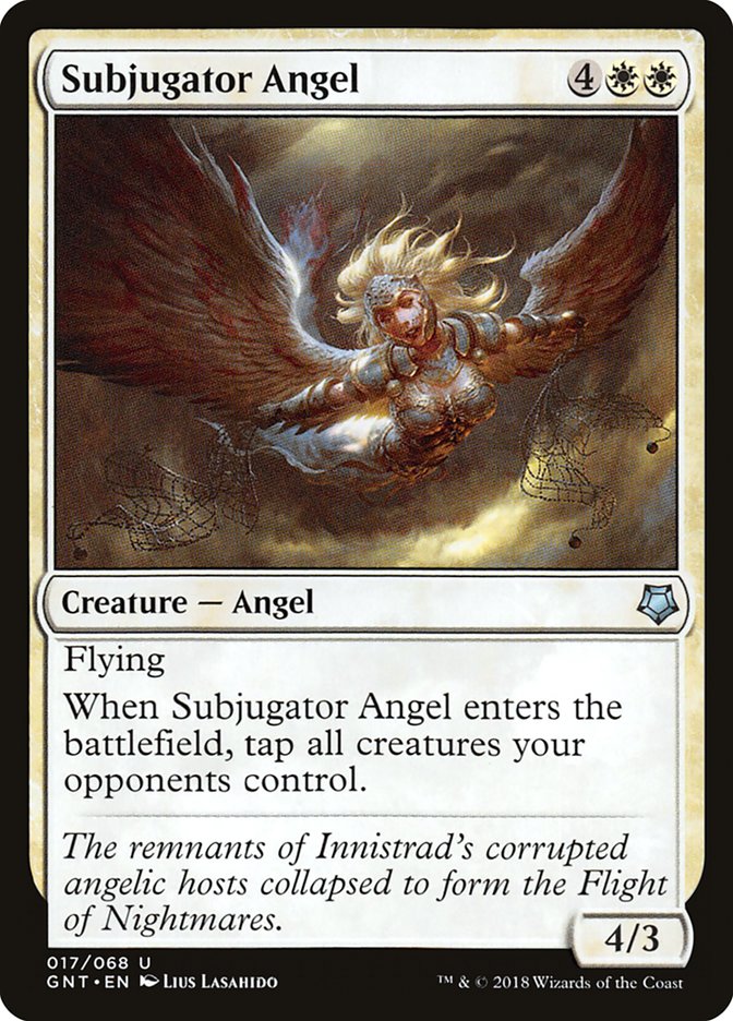 Subjugator Angel [Game Night 2018] MTG Single Magic: The Gathering | Red Claw Gaming