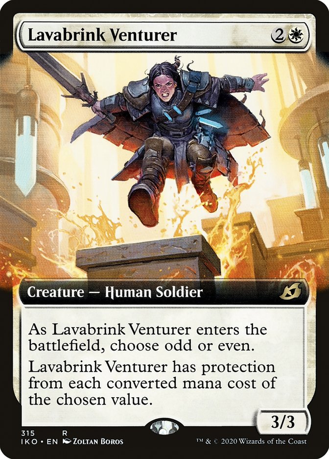 Lavabrink Venturer (Extended Art) [Ikoria: Lair of Behemoths] MTG Single Magic: The Gathering | Red Claw Gaming