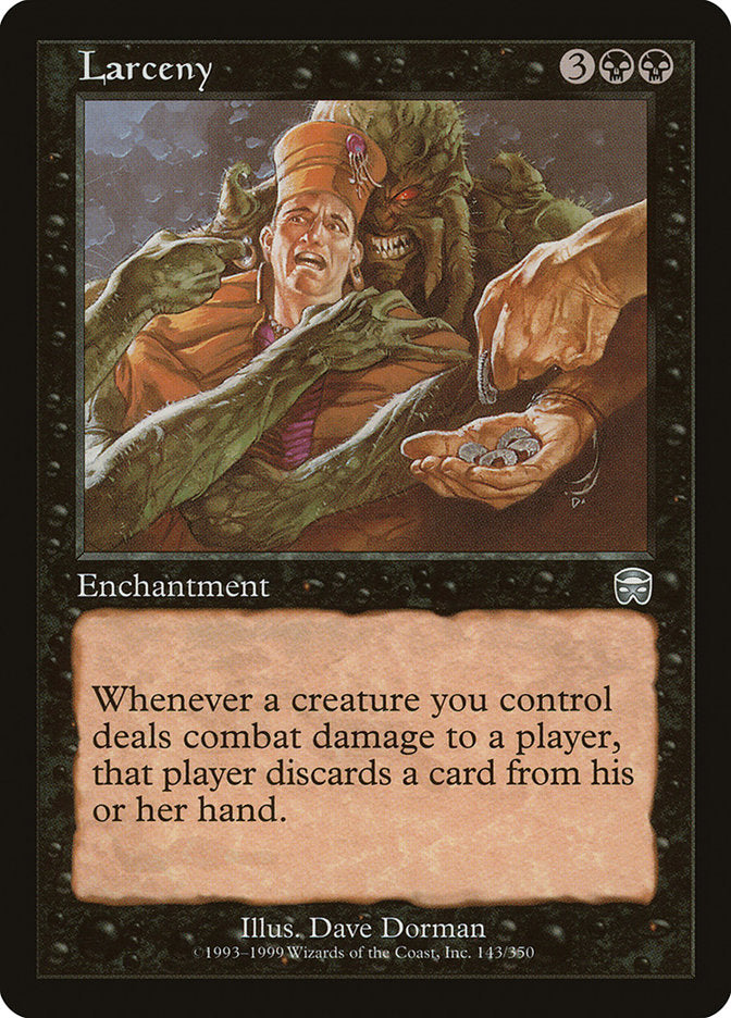 Larceny [Mercadian Masques] MTG Single Magic: The Gathering | Red Claw Gaming