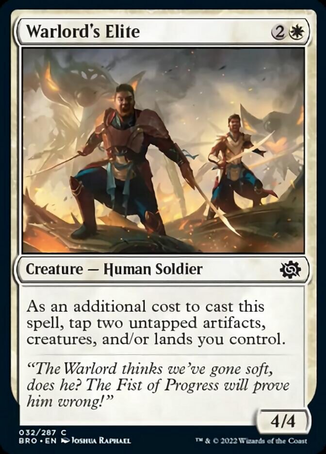 Warlord's Elite [The Brothers' War] MTG Single Magic: The Gathering | Red Claw Gaming