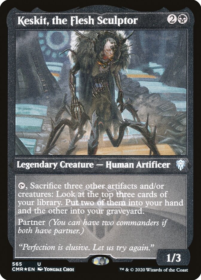 Keskit, the Flesh Sculptor (Etched) [Commander Legends] MTG Single Magic: The Gathering | Red Claw Gaming