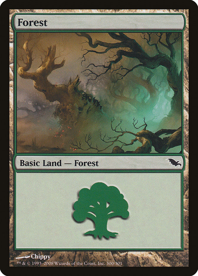 Forest (300) [Shadowmoor] MTG Single Magic: The Gathering | Red Claw Gaming