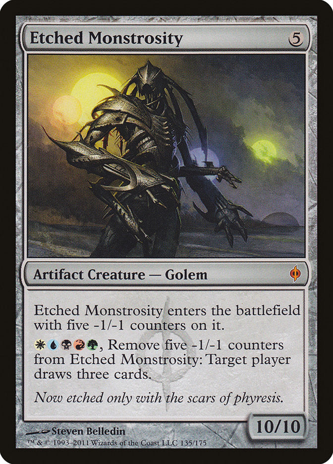 Etched Monstrosity [New Phyrexia] MTG Single Magic: The Gathering | Red Claw Gaming