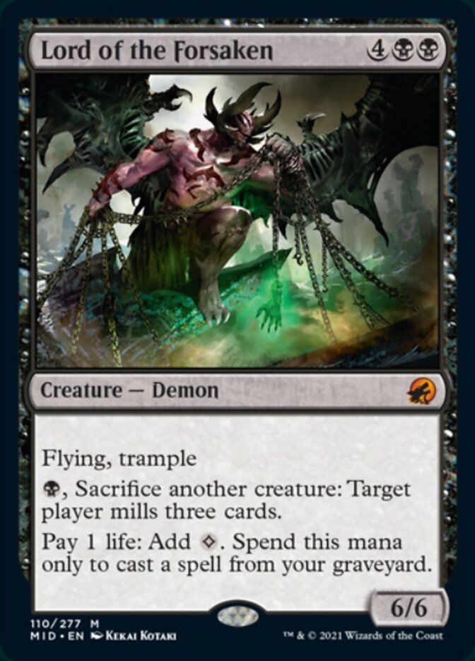 Lord of the Forsaken [Innistrad: Midnight Hunt] MTG Single Magic: The Gathering | Red Claw Gaming
