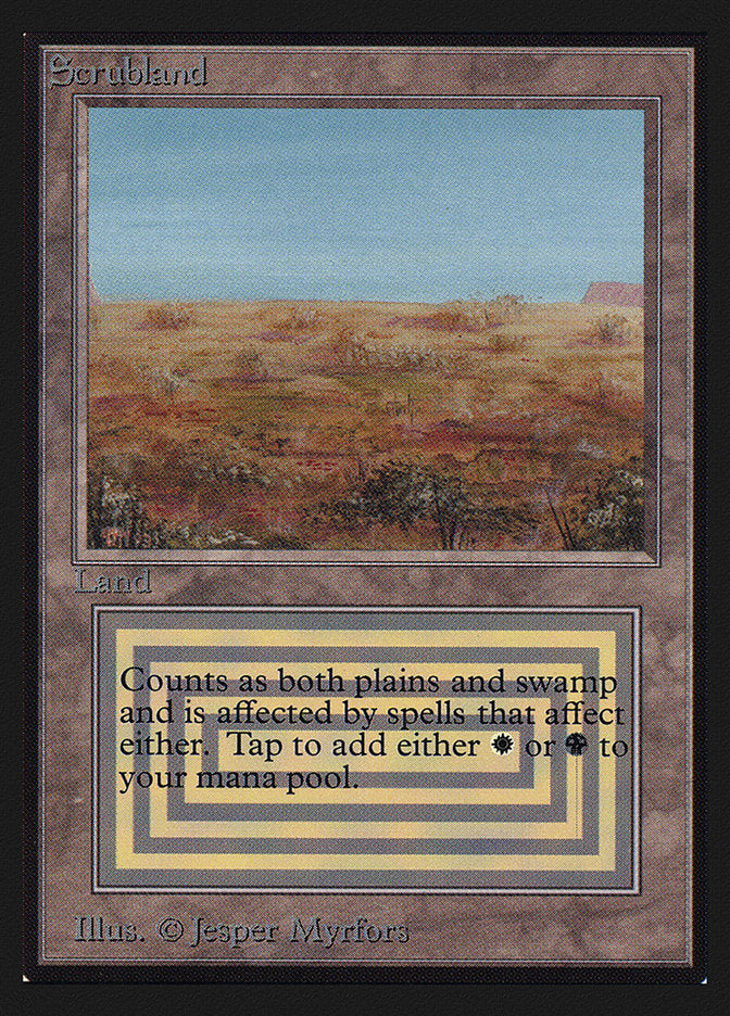 Scrubland [Collectors' Edition] MTG Single Magic: The Gathering | Red Claw Gaming