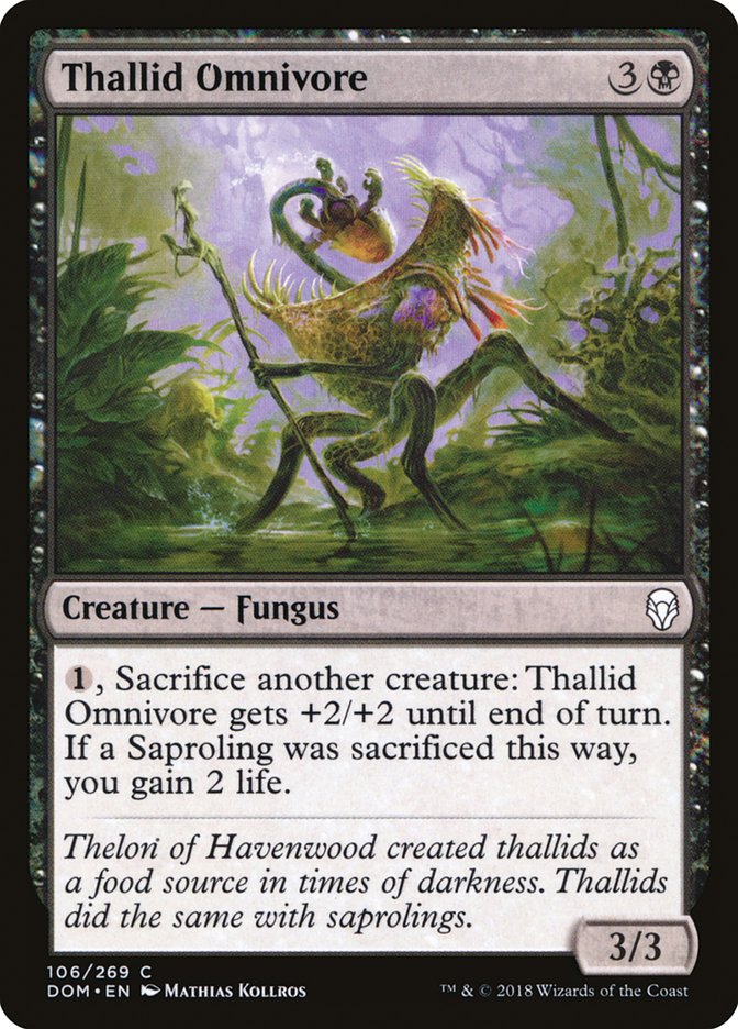 Thallid Omnivore [Dominaria] MTG Single Magic: The Gathering | Red Claw Gaming