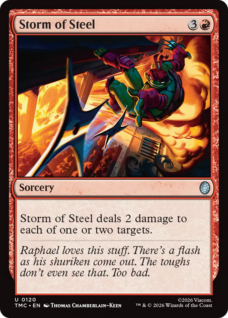Storm of Steel [Teenage Mutant Ninja Turtles Commander] MTG Single Magic: The Gathering | Red Claw Gaming