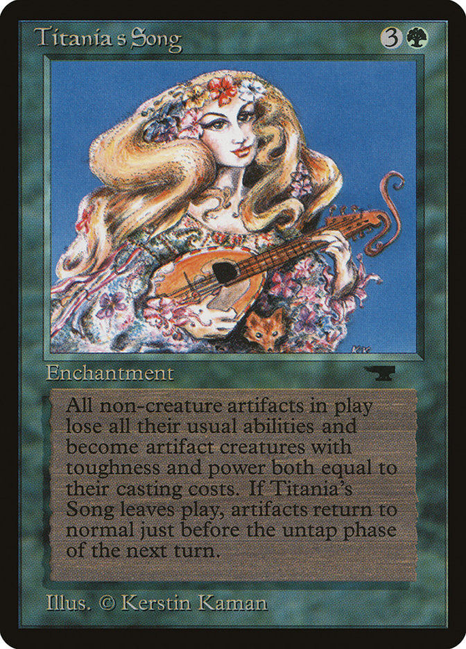 Titania's Song [Antiquities] MTG Single Magic: The Gathering | Red Claw Gaming