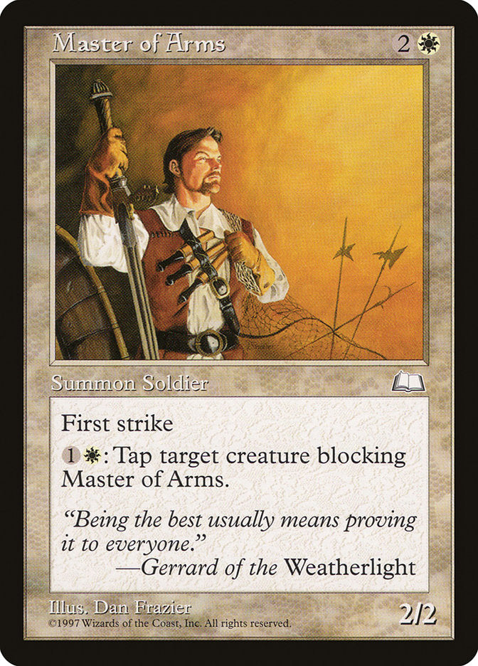 Master of Arms [Weatherlight] MTG Single Magic: The Gathering | Red Claw Gaming