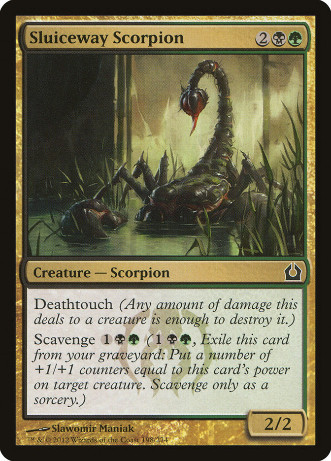 Sluiceway Scorpion [Return to Ravnica] MTG Single Magic: The Gathering | Red Claw Gaming