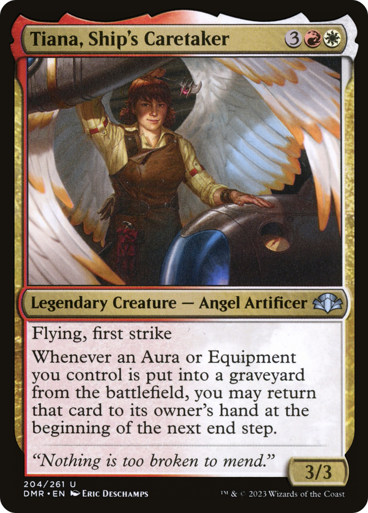 Tiana, Ship's Caretaker [Dominaria Remastered] MTG Single Magic: The Gathering | Red Claw Gaming