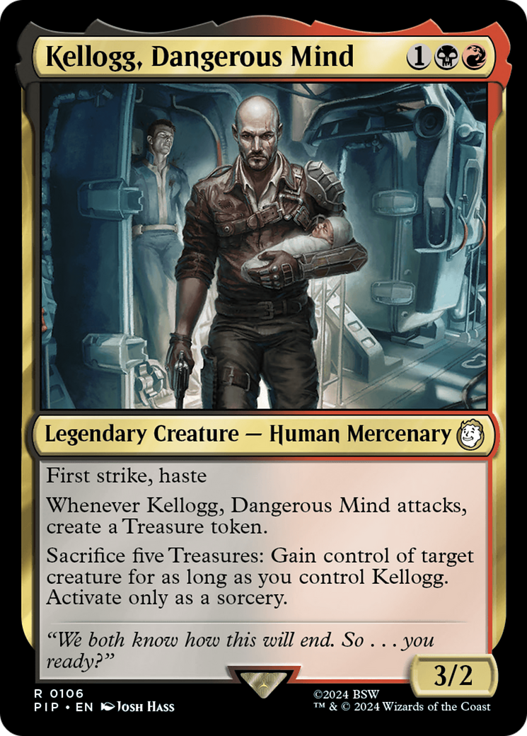 Kellogg, Dangerous Mind [Fallout] MTG Single Magic: The Gathering | Red Claw Gaming