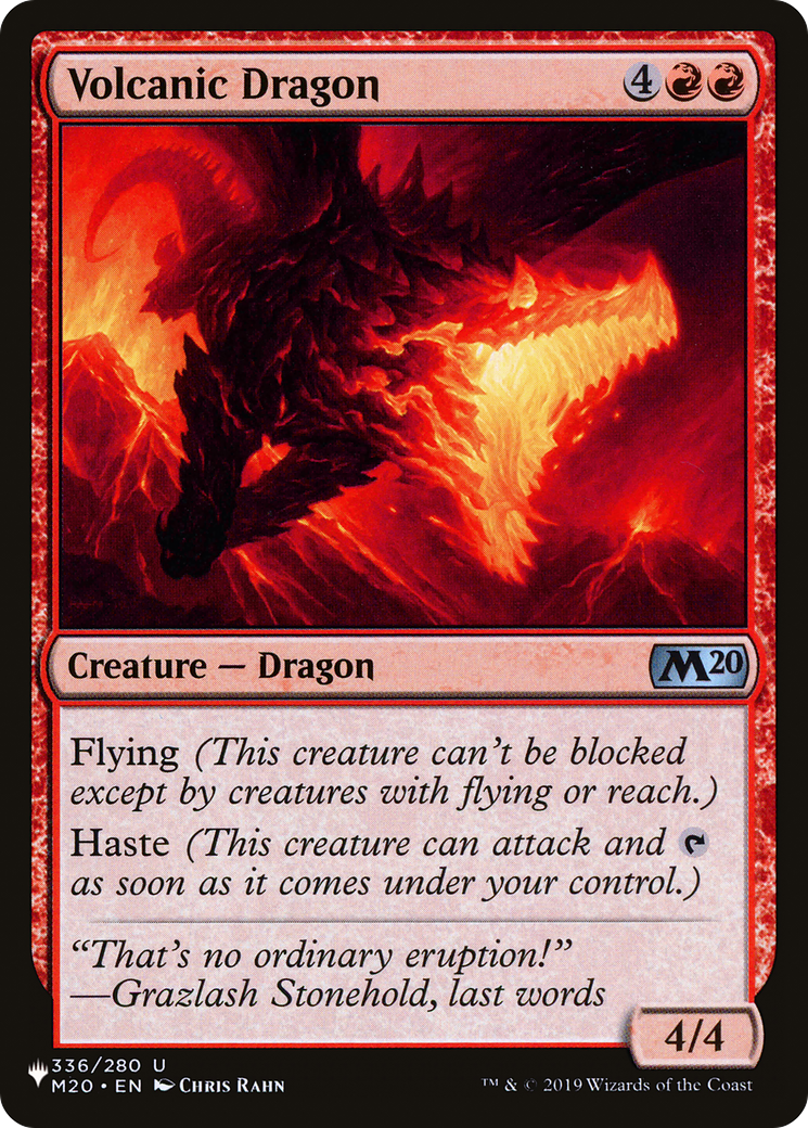 Volcanic Dragon (M20) [The List] | Red Claw Gaming
