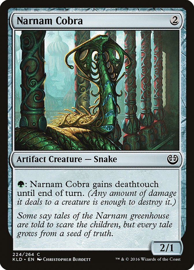Narnam Cobra [Kaladesh] MTG Single Magic: The Gathering | Red Claw Gaming