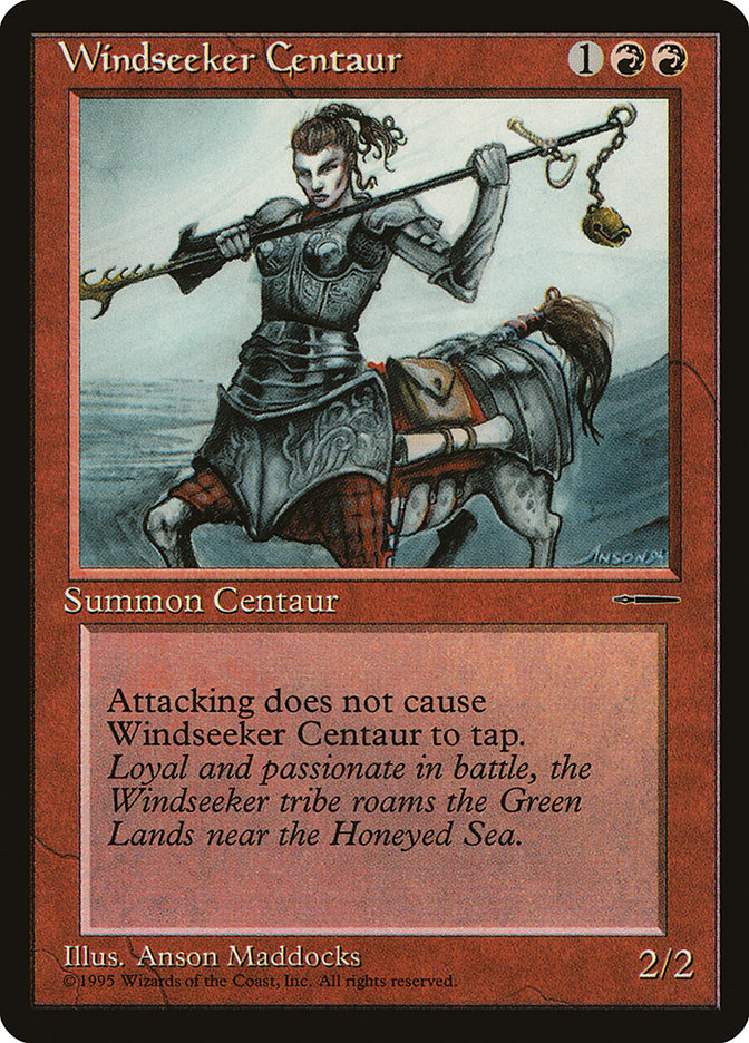 Windseeker Centaur (Book Promo) [HarperPrism Book Promos] MTG Single Magic: The Gathering | Red Claw Gaming