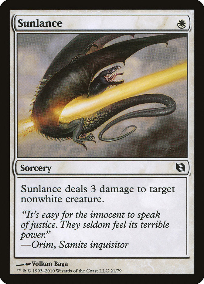 Sunlance [Duel Decks: Elspeth vs. Tezzeret] MTG Single Magic: The Gathering | Red Claw Gaming