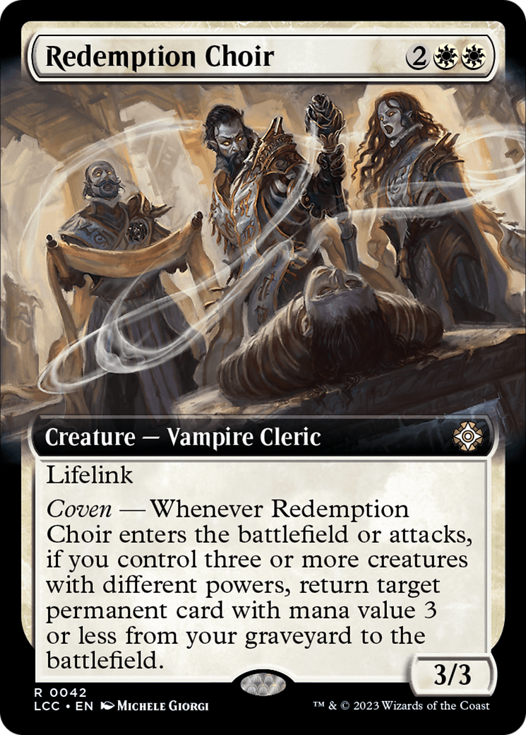 Redemption Choir (Extended Art) [The Lost Caverns of Ixalan Commander] MTG Single Magic: The Gathering | Red Claw Gaming