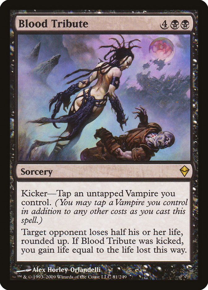 Blood Tribute [Zendikar] MTG Single Magic: The Gathering | Red Claw Gaming