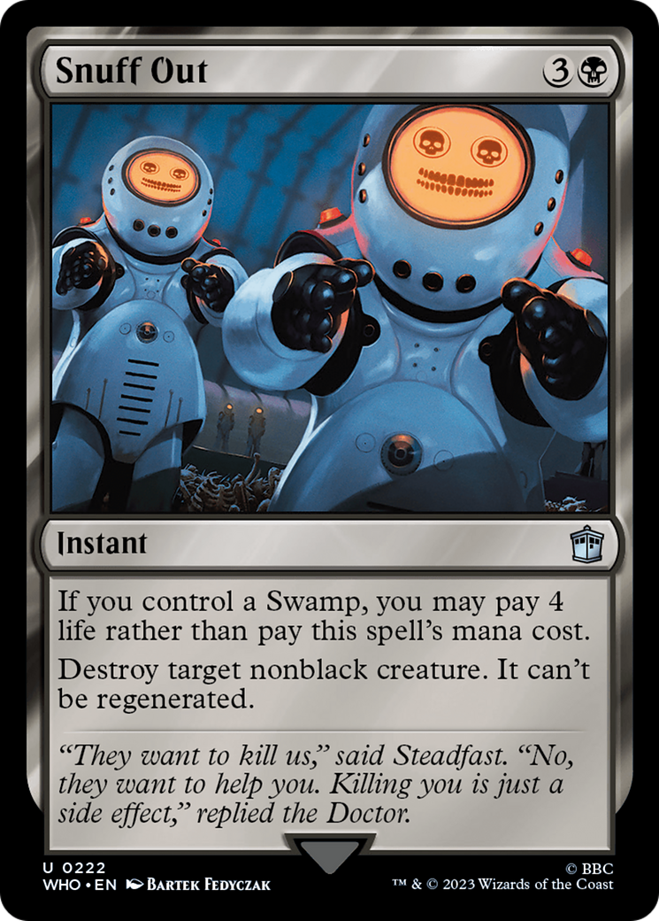 Snuff Out [Doctor Who] MTG Single Magic: The Gathering | Red Claw Gaming