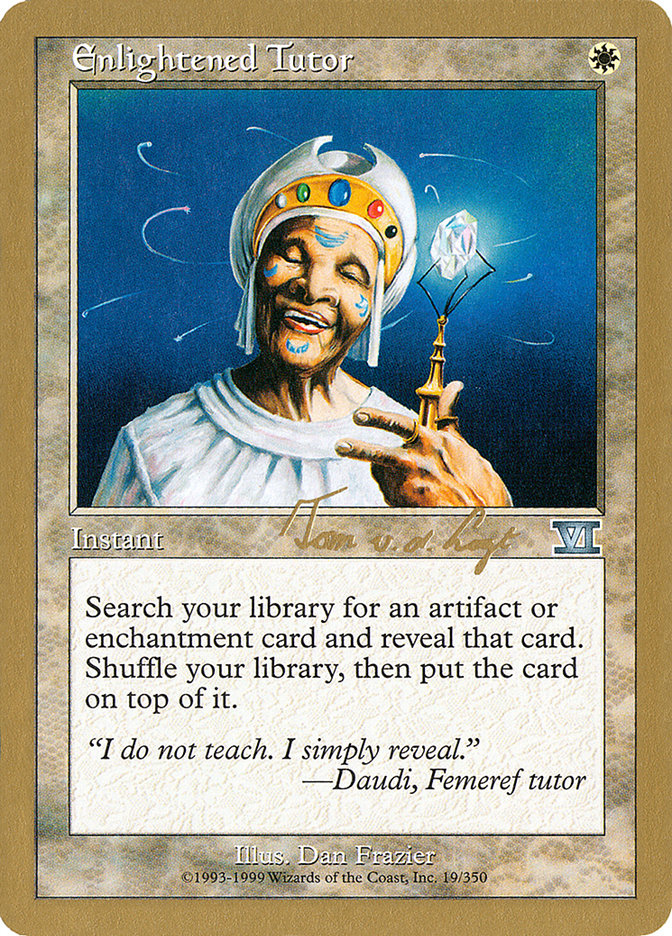 Enlightened Tutor (Tom van de Logt) [World Championship Decks 2000] MTG Single Magic: The Gathering | Red Claw Gaming