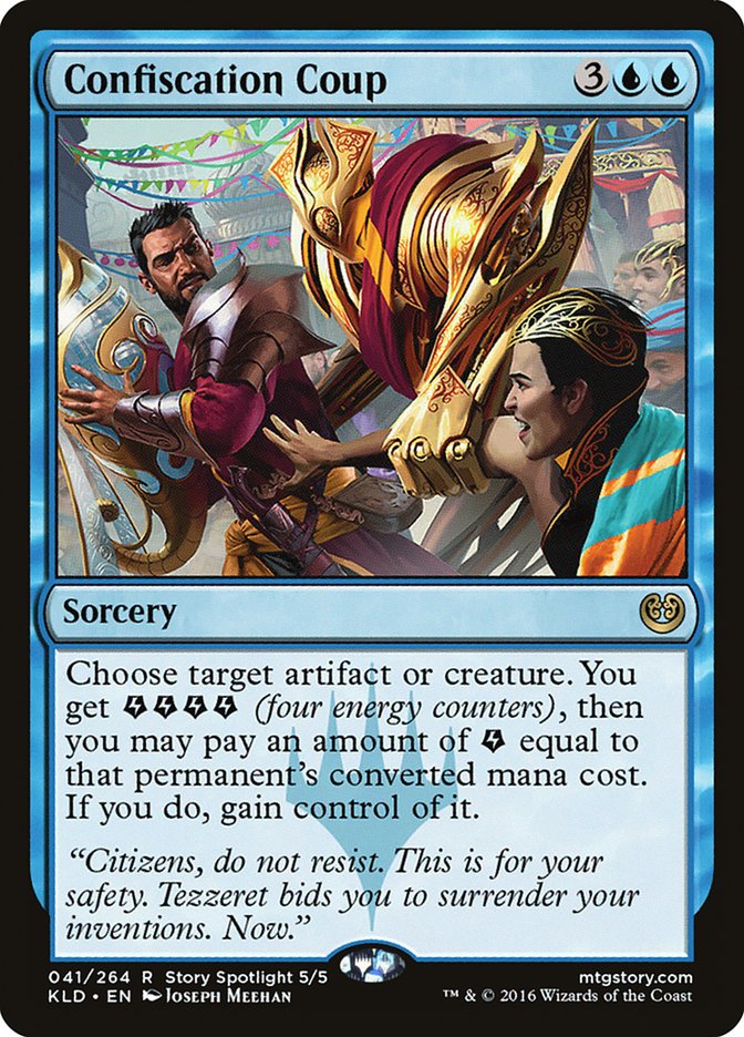 Confiscation Coup [Kaladesh] MTG Single Magic: The Gathering | Red Claw Gaming