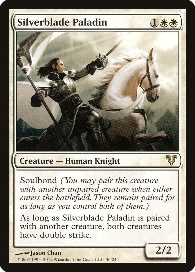 Silverblade Paladin [Avacyn Restored] MTG Single Magic: The Gathering | Red Claw Gaming