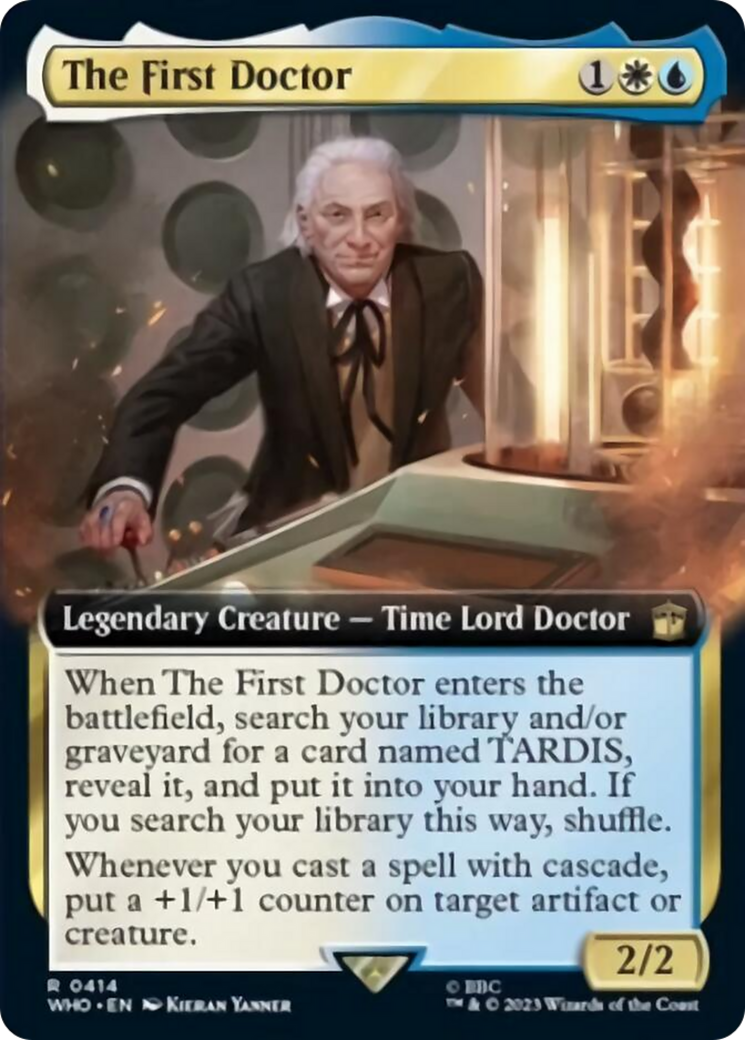 The First Doctor (Extended Art) [Doctor Who] MTG Single Magic: The Gathering | Red Claw Gaming