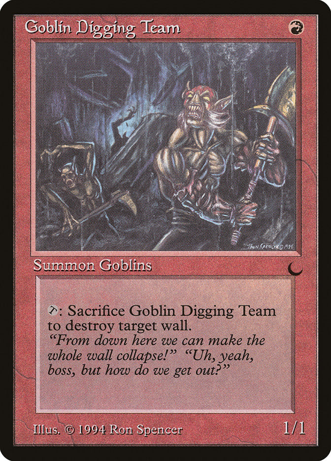 Goblin Digging Team [The Dark] MTG Single Magic: The Gathering | Red Claw Gaming