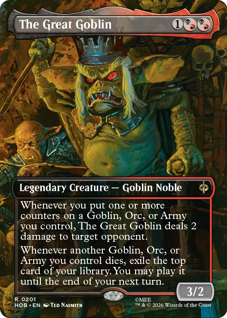 The Great Goblin (Borderless) [The Hobbit] | Red Claw Gaming