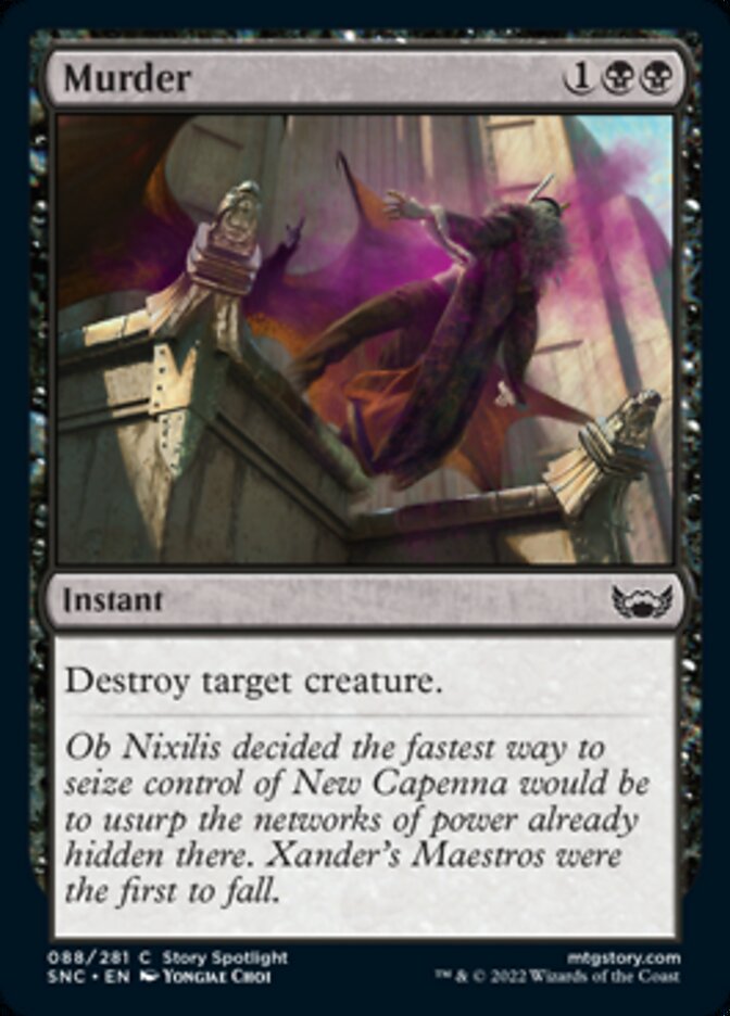 Murder [Streets of New Capenna] MTG Single Magic: The Gathering | Red Claw Gaming