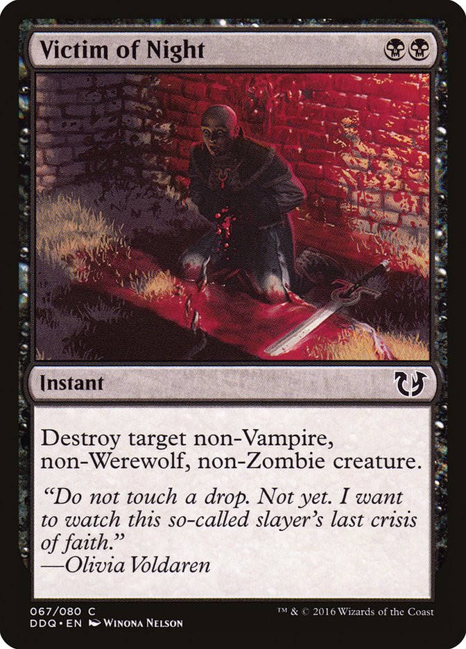 Victim of Night [Duel Decks: Blessed vs. Cursed] MTG Single Magic: The Gathering | Red Claw Gaming