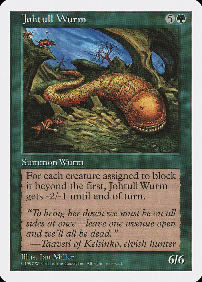 Johtull Wurm [Fifth Edition] MTG Single Magic: The Gathering | Red Claw Gaming