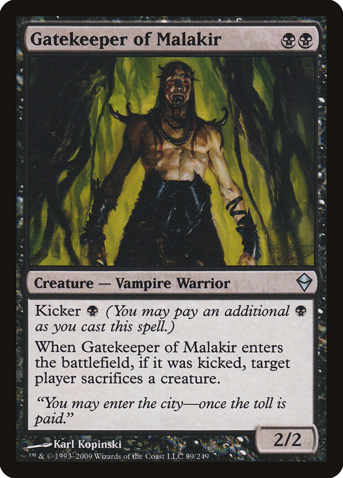 Gatekeeper of Malakir [Zendikar] MTG Single Magic: The Gathering | Red Claw Gaming
