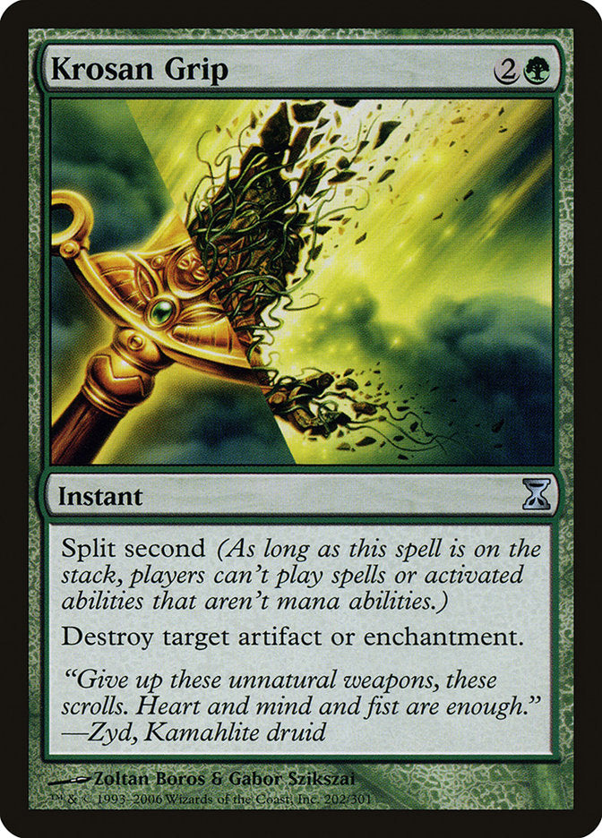 Krosan Grip [Time Spiral] MTG Single Magic: The Gathering | Red Claw Gaming