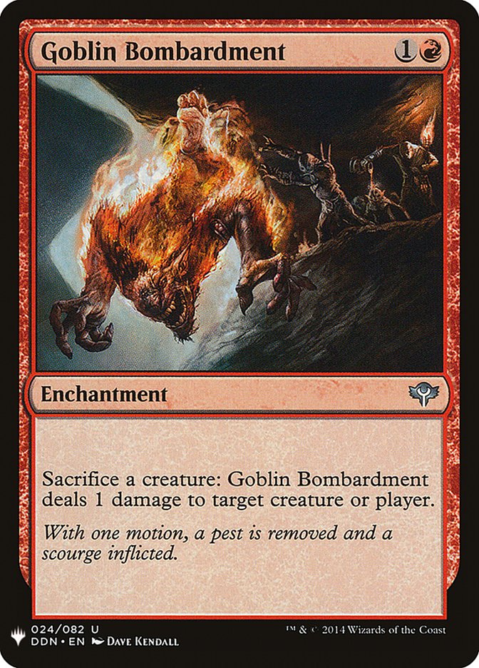 Goblin Bombardment [Mystery Booster] MTG Single Magic: The Gathering | Red Claw Gaming