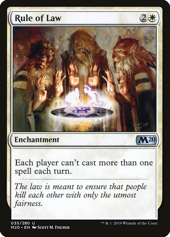 Rule of Law [Core Set 2020] MTG Single Magic: The Gathering | Red Claw Gaming