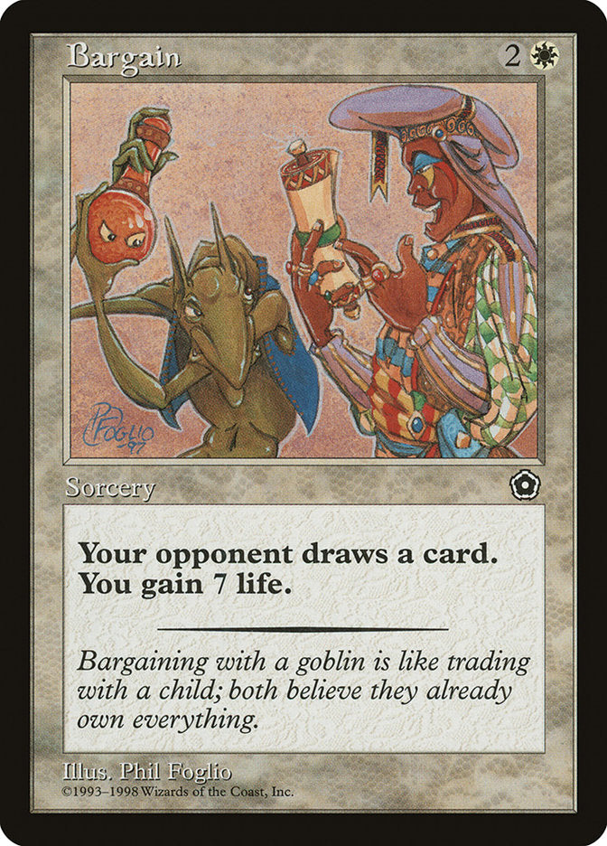 Bargain [Portal Second Age] MTG Single Magic: The Gathering | Red Claw Gaming