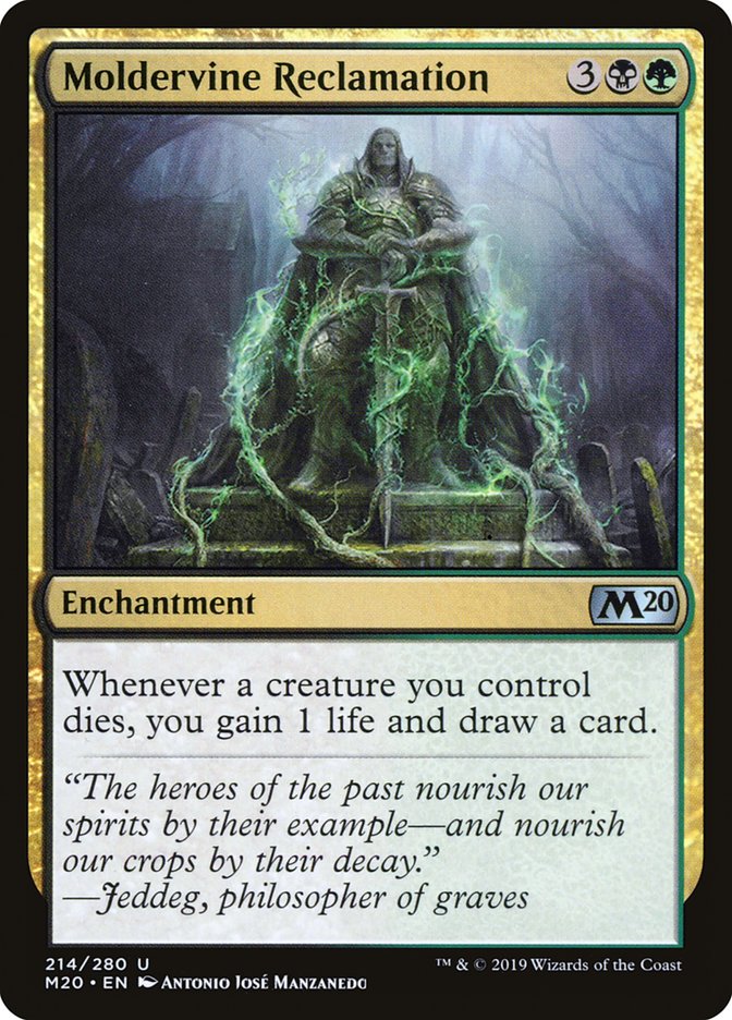 Moldervine Reclamation [Core Set 2020] MTG Single Magic: The Gathering | Red Claw Gaming