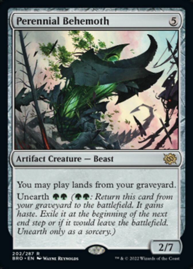 Perennial Behemoth [The Brothers' War] MTG Single Magic: The Gathering | Red Claw Gaming