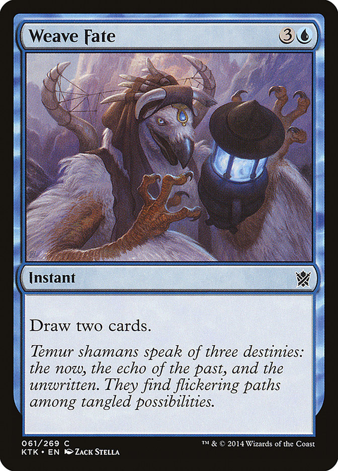 Weave Fate [Khans of Tarkir] MTG Single Magic: The Gathering | Red Claw Gaming