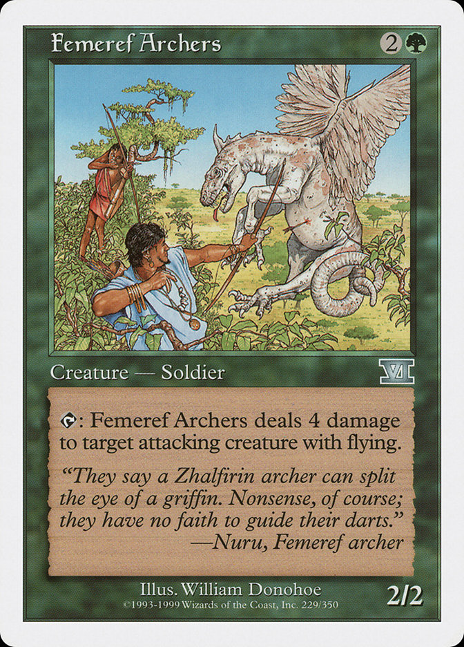 Femeref Archers [Classic Sixth Edition] MTG Single Magic: The Gathering | Red Claw Gaming