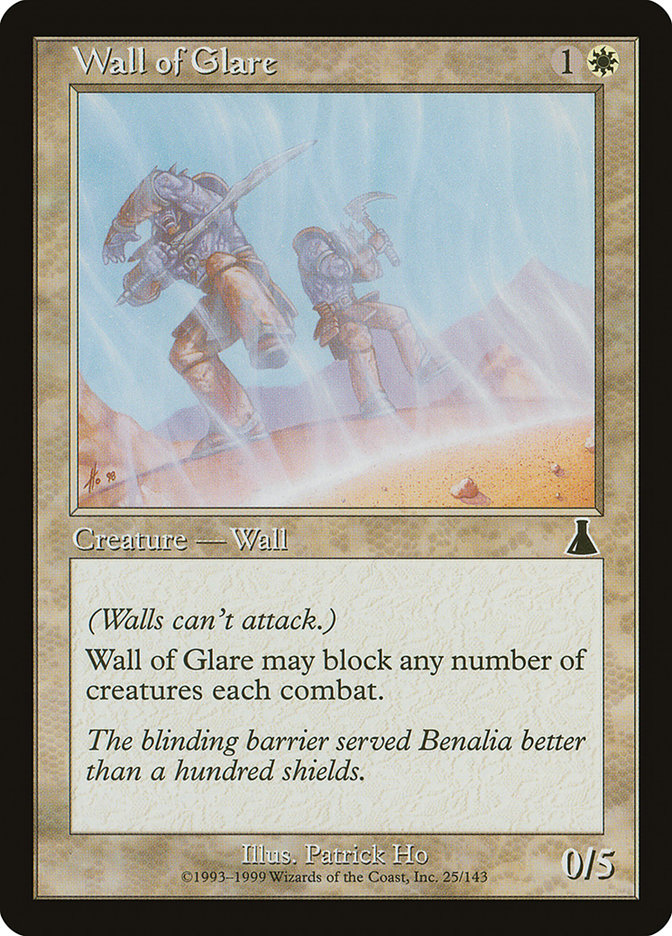 Wall of Glare [Urza's Destiny] MTG Single Magic: The Gathering | Red Claw Gaming