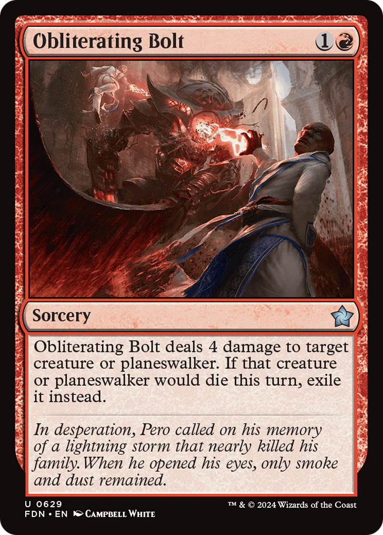 Obliterating Bolt [Foundations] MTG Single Magic: The Gathering | Red Claw Gaming
