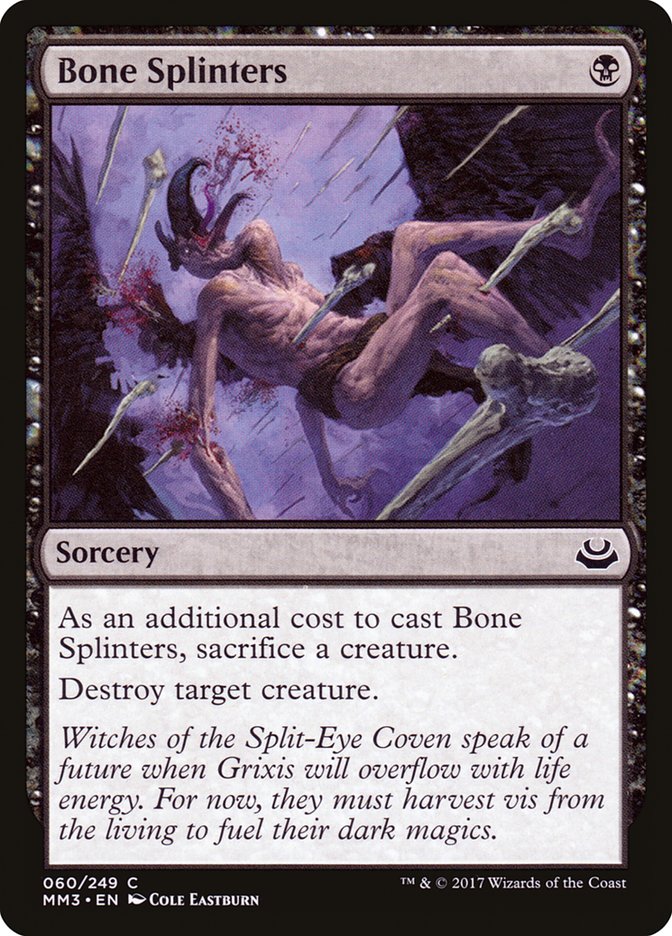 Bone Splinters [Modern Masters 2017] MTG Single Magic: The Gathering | Red Claw Gaming