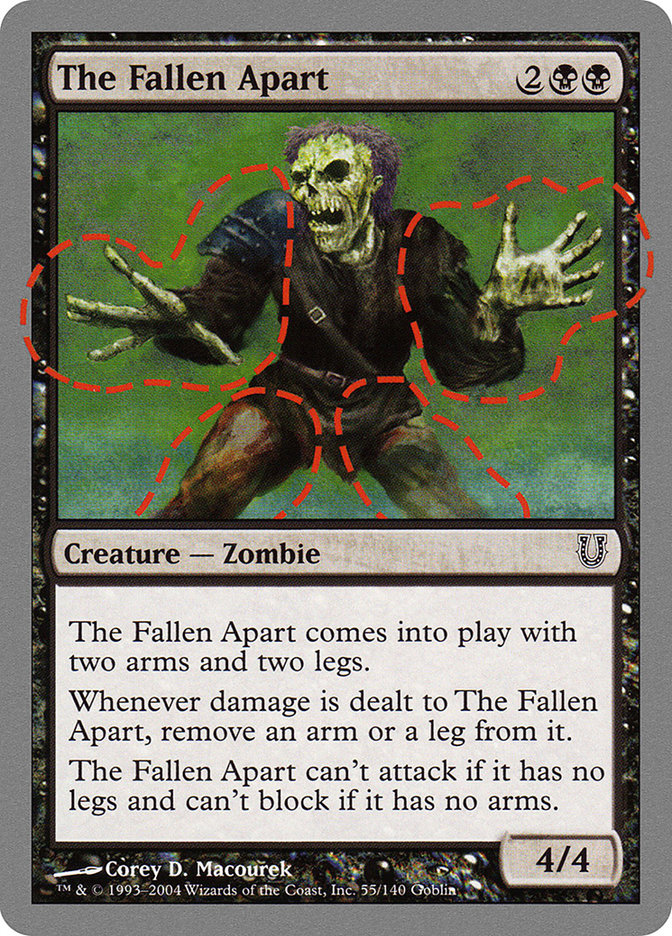The Fallen Apart [Unhinged] MTG Single Magic: The Gathering | Red Claw Gaming